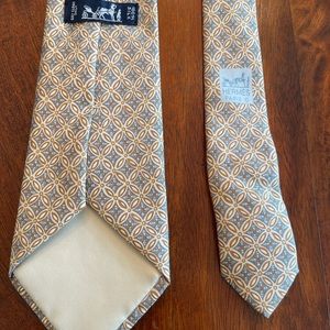 Hermes silk tie
